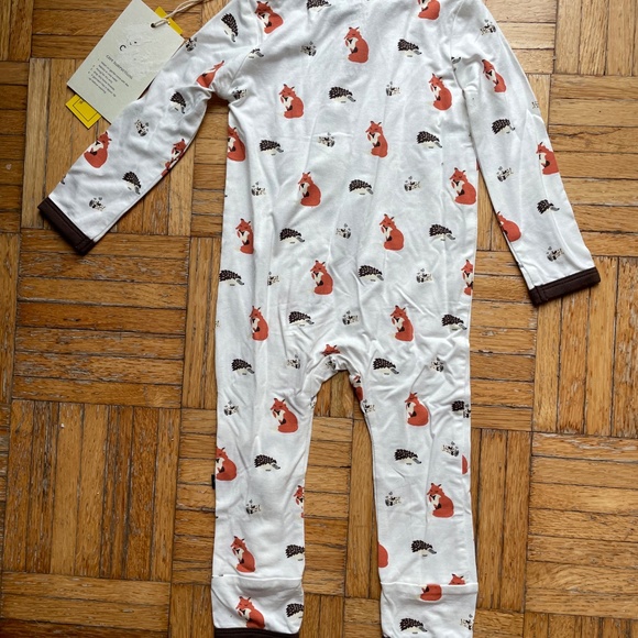 Kyte baby 12-18 month fox hedgehog onesie NWT - Picture 5 of 5